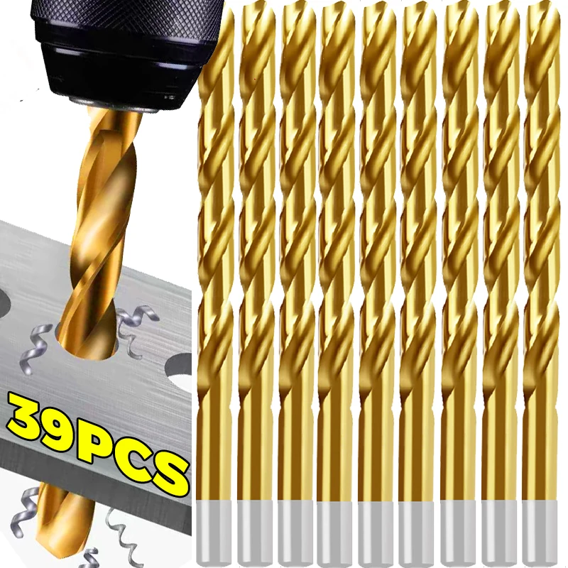 13/39x спиральное сверло, сверло для быстрой стали, металл, железо, алюминиевый сплав, фурнитура для сверла по дереву, аксессуары для электрического сверления
13/39x спиральное сверло, сверло для быстрой стали, металл, железо, алюминиевый сплав, фурнитура для сверла по дереву, аксессуары для электрического сверления