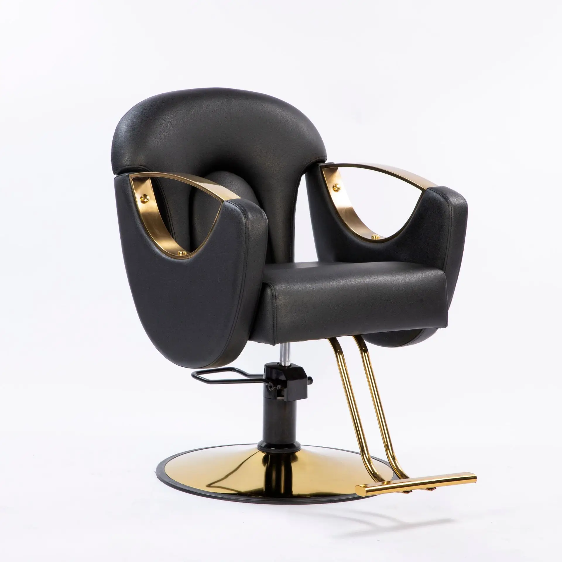 Lifting and reclining rotating hair cutting chair, simple hair salon special hair cutting chair with armrests
Lifting and reclining rotating hair cutting chair, simple hair salon special hair cutting chair with armrests