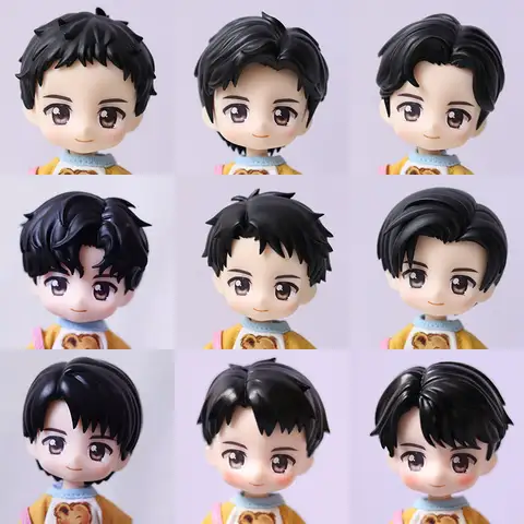 New Ob11 Doll Wig Gsc Hair Replacement Hair OB11 Head Split GSC Replace Face Doll Eye Doll Accessories