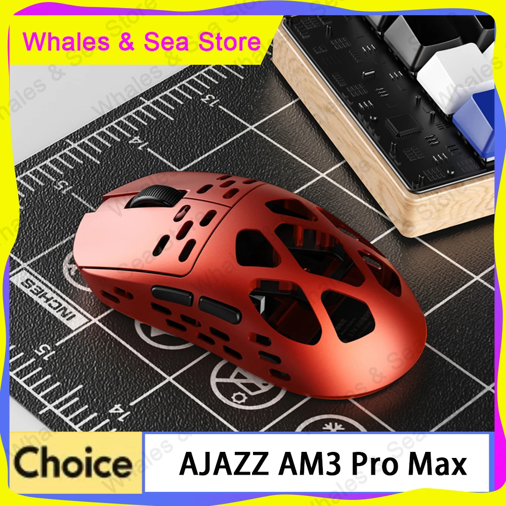 Ajazz Am3 Pro Max Mouse Paw3950 Bluetooth Wireless Tri-Mode Magnesium Alloy E-Sports Mouse Apex Sensor Gaming Mouse Controller
Ajazz Am3 Pro Max Mouse Paw3950 Bluetooth Wireless Tri-Mode Magnesium Alloy E-Sports Mouse Apex Sensor Gaming Mouse Controller