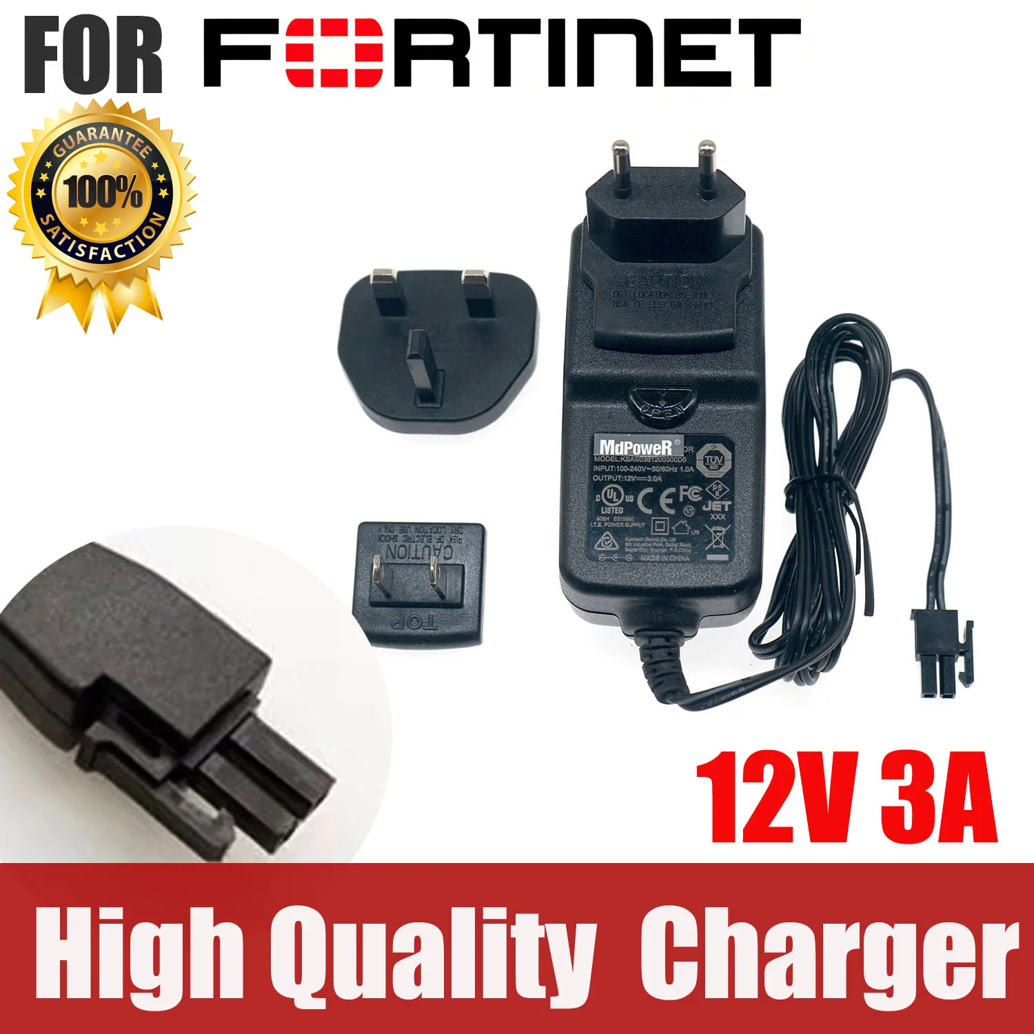 12V 3A 36W AC Adapter Power Charger For fortigate FORTINET AD036RAB-FTN3 FG-60D 30E-3G4G 60E Fortiwifi FSP036-RBBN2 FSP036-RAB
12V 3A 36W AC Adapter Power Charger For fortigate FORTINET AD036RAB-FTN3 FG-60D 30E-3G4G 60E Fortiwifi FSP036-RBBN2 FSP036-RAB