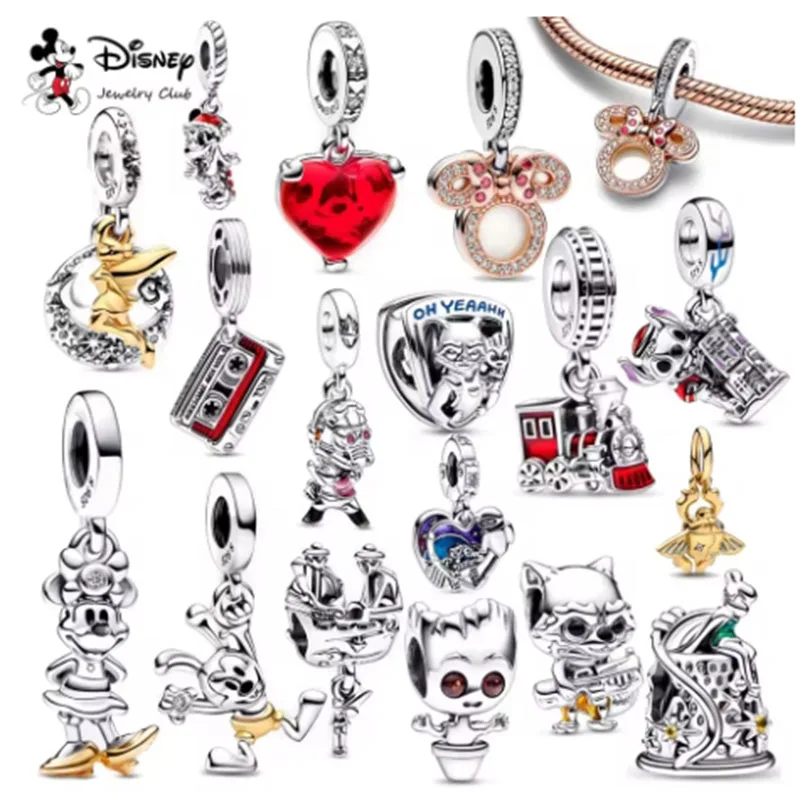 Miniso Disney 925 sterling silver DIY charm suitable for original pendant Mickey Mienie bracelet robot Ferris wheel suitcase cha
Miniso Disney 925 sterling silver DIY charm suitable for original pendant Mickey Mienie bracelet robot Ferris wheel suitcase cha