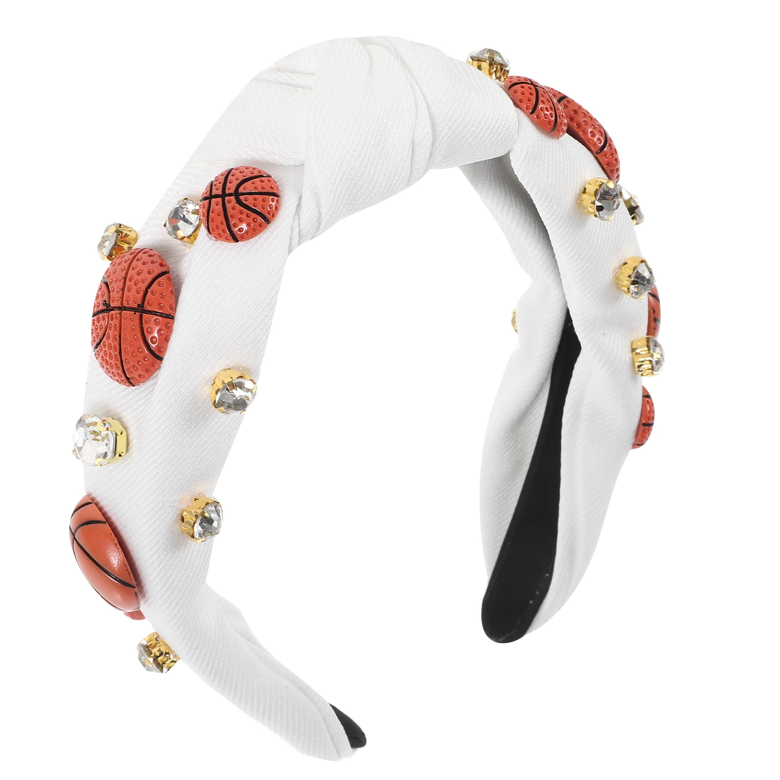 Basketball Headband Accessories Knotted Rhinestone Wide Headbands Women White Basketball Charm Hair Girls Trendy Comfortable
Basketball Headband Accessories Knotted Rhinestone Wide Headbands Women White Basketball Charm Hair Girls Trendy Comfortable