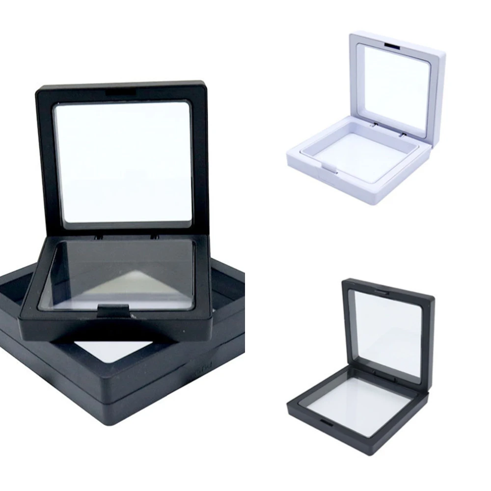 PE Film Brooch Coin Gems Jewelry Storage Box Dustproof Exhibition Decoration Suspended Floating Ring Earrings Display Rack Case
PE Film Brooch Coin Gems Jewelry Storage Box Dustproof Exhibition Decoration Suspended Floating Ring Earrings Display Rack Case