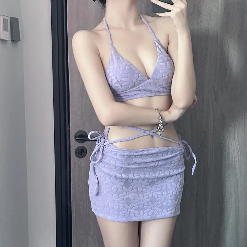 Женский фиолетовый купальник-бикини из двух частей с юбкой, сексуальный, для пляжа и термальных источников, из полиэстера, с подкладкой на груди, без косточек
Женский фиолетовый купальник-бикини из двух частей с юбкой, сексуальный, для пляжа и термальных источников, из полиэстера, с подкладкой на груди, без косточек