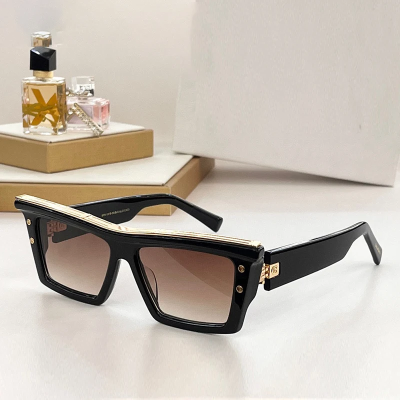 2023 New Arrive Street Fashion Black Gold Sunglasses for Male Luxury Square Sun Glasses Classic Acetate Solar Glasses for Female
2023 New Arrive Street Fashion Black Gold Sunglasses for Male Luxury Square Sun Glasses Classic Acetate Solar Glasses for Female