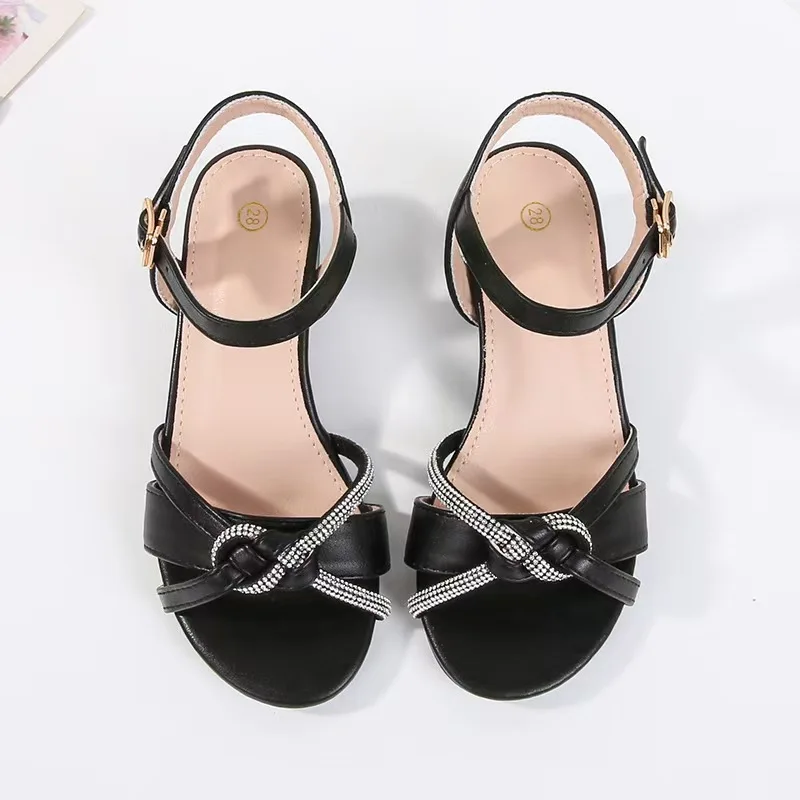 New Summer Children Low-Heel Open-Toe Sandals Princess Kid Casual Show Sandals Girls Sandals Performance Stage Wedding Shoes
New Summer Children Low-Heel Open-Toe Sandals Princess Kid Casual Show Sandals Girls Sandals Performance Stage Wedding Shoes