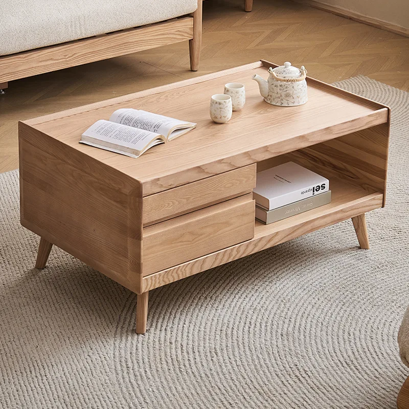 Solid wood coffee table combination floor-to-ceiling living room household small apartment log simple modern light luxury
Solid wood coffee table combination floor-to-ceiling living room household small apartment log simple modern light luxury