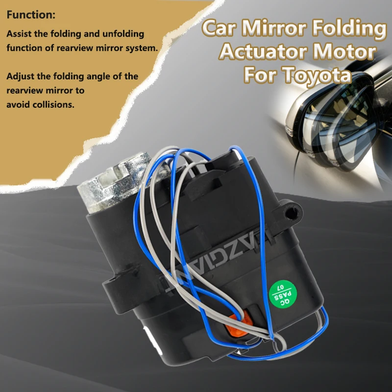 For Toyota Yaris Ativ KSP130 KSP131 NCP130 XP150 Car Electric Rear View Reversing Mirror Folding Motor High Quality Copper Coil
For Toyota Yaris Ativ KSP130 KSP131 NCP130 XP150 Car Electric Rear View Reversing Mirror Folding Motor High Quality Copper Coil