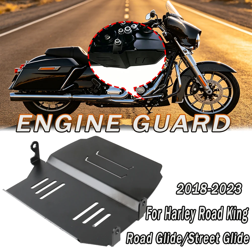 Motorcycle Skid Plate Lower Engine Chassis Guard Protector For Harley Road King/Touring Model/Road Glide/Street Glide 2018-2023
Motorcycle Skid Plate Lower Engine Chassis Guard Protector For Harley Road King/Touring Model/Road Glide/Street Glide 2018-2023