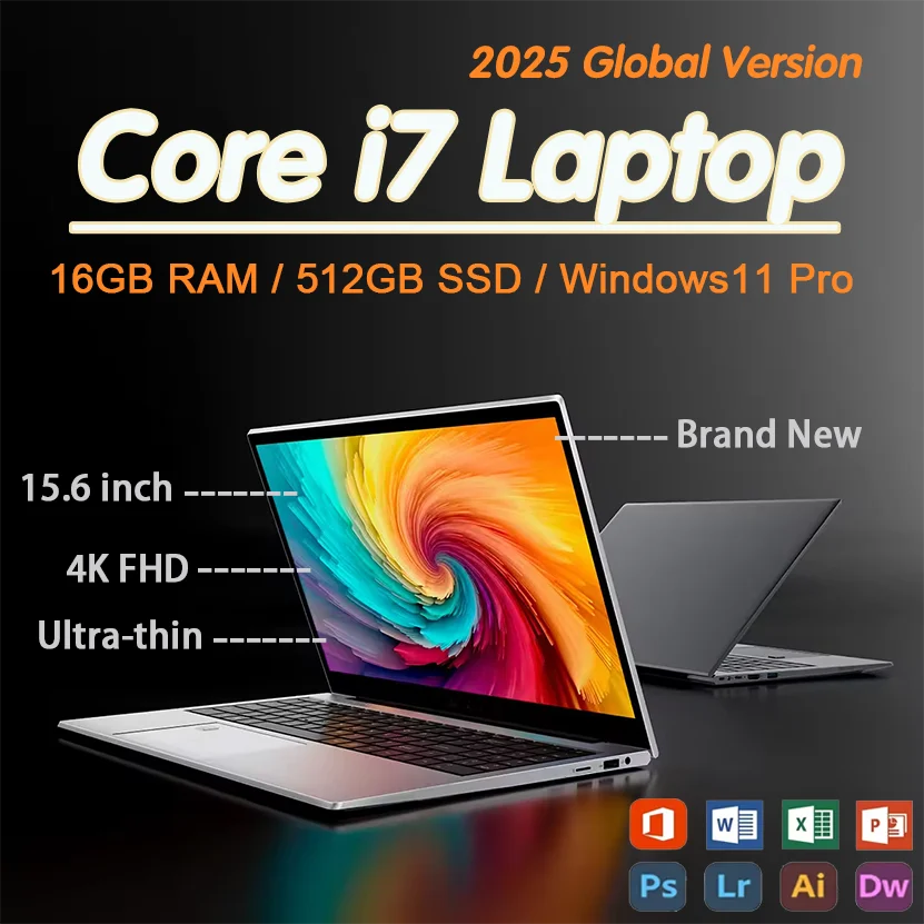 New 15.6 Inch Windows 11 Laptops Intel Core i7-8500Y / N5095 16GB RAM 256GB/512G/1TB ROM Notebook PC Computer Office Laptop
New 15.6 Inch Windows 11 Laptops Intel Core i7-8500Y / N5095 16GB RAM 256GB/512G/1TB ROM Notebook PC Computer Office Laptop