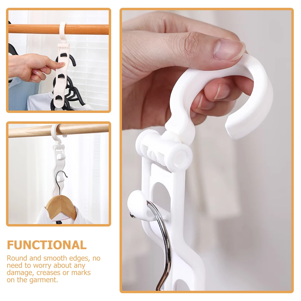 2Pcs Rotatable Space Saving Hangers Thickened ABS Wardrobe Organizer Indoor Clothes Coat Trouser Storage Solution
2Pcs Rotatable Space Saving Hangers Thickened ABS Wardrobe Organizer Indoor Clothes Coat Trouser Storage Solution