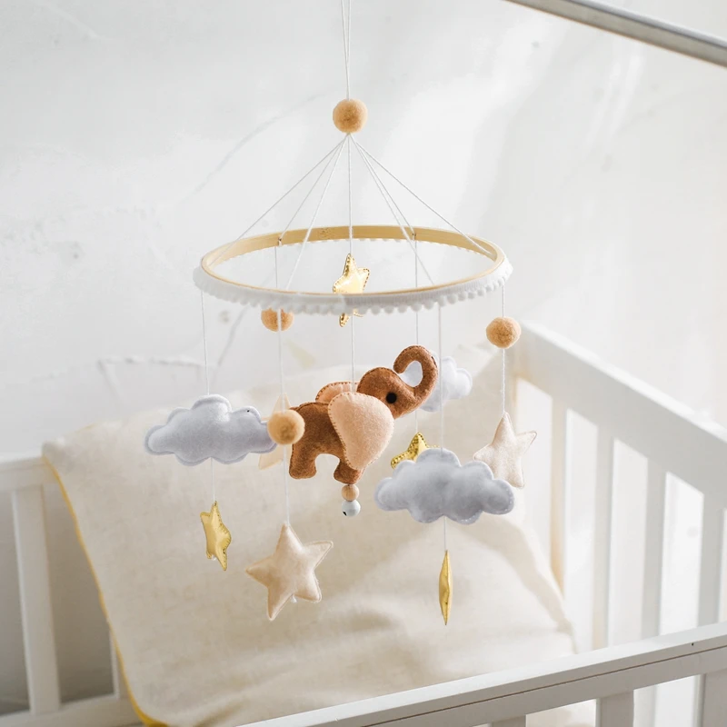 Baby Rattle Toy Mobile 0-12Months Cartoon Elephant Wooden Newborn Music Box Bell Hanging Toy Holder Bracket Infant Crib Gift Toy
Baby Rattle Toy Mobile 0-12Months Cartoon Elephant Wooden Newborn Music Box Bell Hanging Toy Holder Bracket Infant Crib Gift Toy
