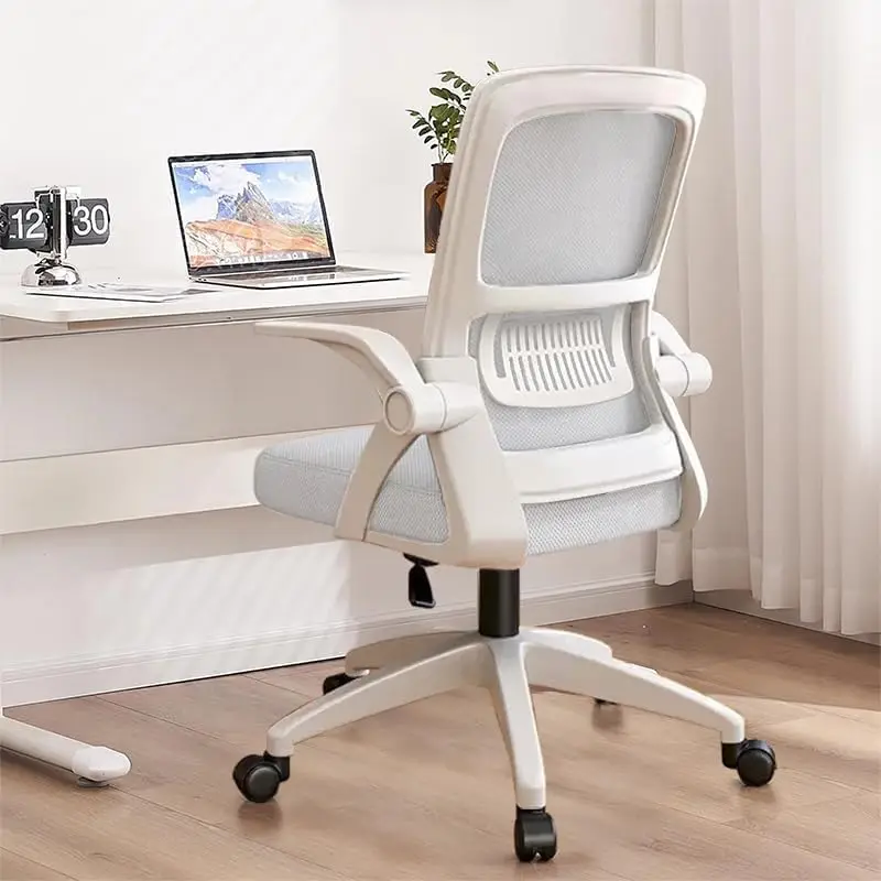 Office Chair, Breathable Mesh Chair Swivel Chair with Flip-Up Arms and Lumbar Support Computer Chair
Office Chair, Breathable Mesh Chair Swivel Chair with Flip-Up Arms and Lumbar Support Computer Chair