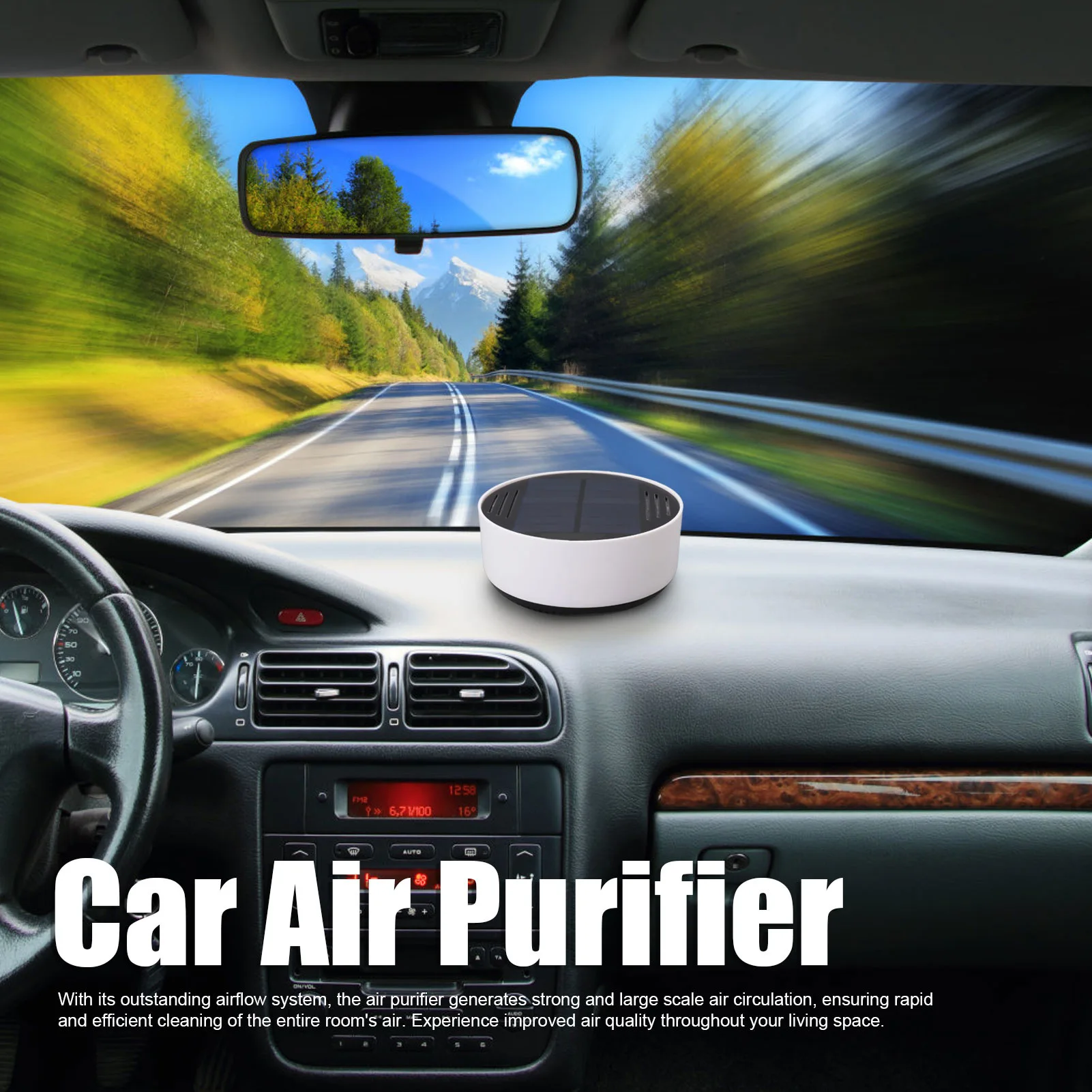 Solar Car Air Purifier Filter PM2.5 Smoke Remover Interior Air Fresh Car Supplies
Solar Car Air Purifier Filter PM2.5 Smoke Remover Interior Air Fresh Car Supplies