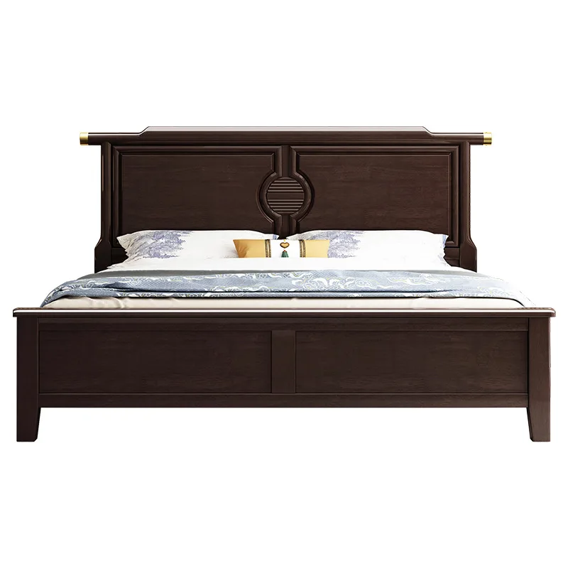 Wholesale price New Chinese design modern solid wood bed frame designs bedroom furniture king size wooden beds
Wholesale price New Chinese design modern solid wood bed frame designs bedroom furniture king size wooden beds