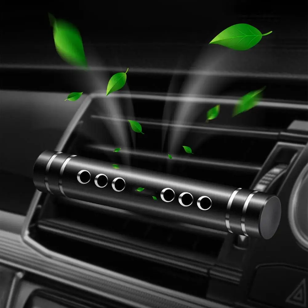 Car Fragrance Vent Clip Cylindrical Essential Oil Car Diffuser Air Freshener with 5 Refill Sticks for Auto Office Kitchen K2Z0
Car Fragrance Vent Clip Cylindrical Essential Oil Car Diffuser Air Freshener with 5 Refill Sticks for Auto Office Kitchen K2Z0