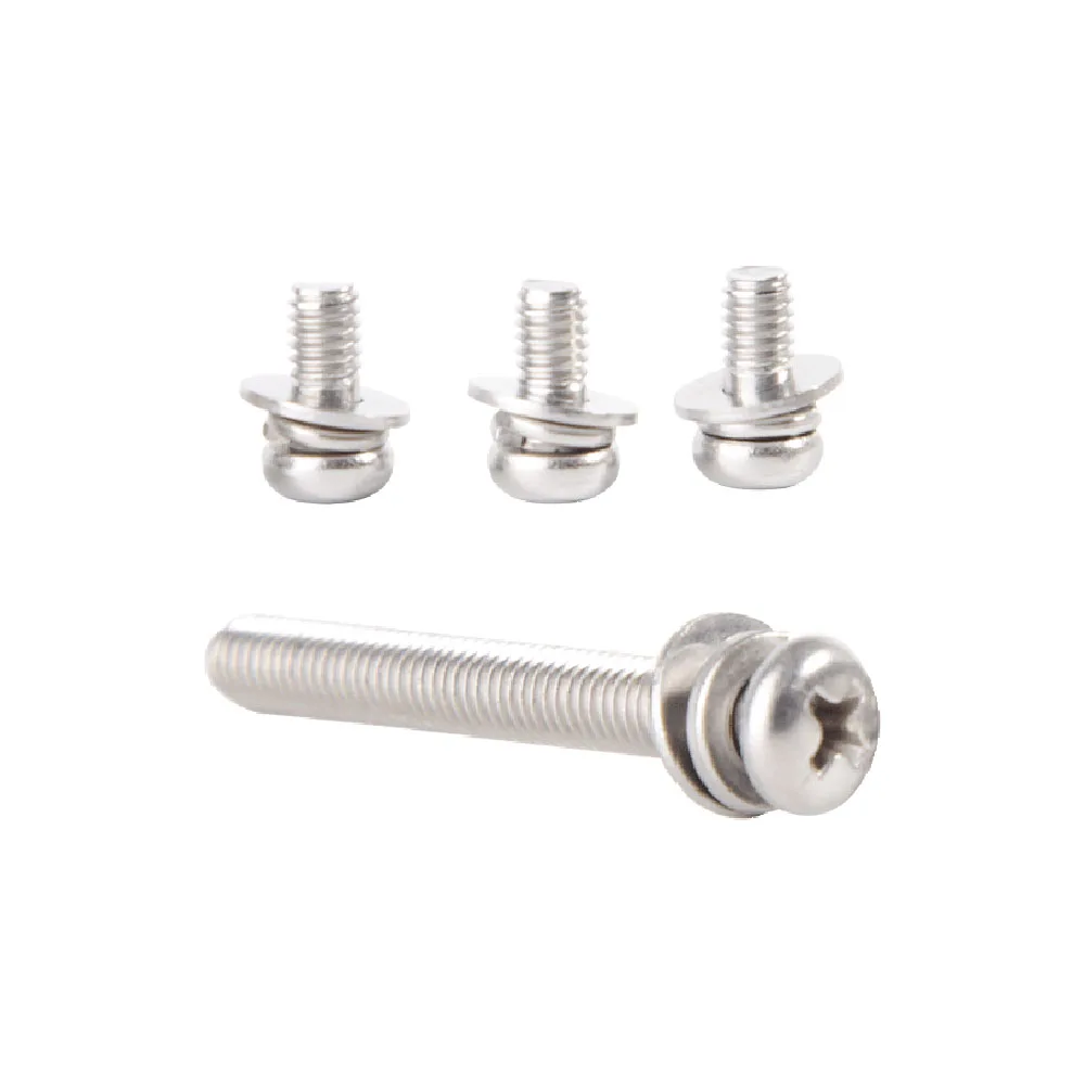 GB9074.8 304 Stainless Steel Phillips Cross Recessed Pan Head Screw Set Spring Washer Plain Gasket Combination M3 M4 M5 M6
GB9074.8 304 Stainless Steel Phillips Cross Recessed Pan Head Screw Set Spring Washer Plain Gasket Combination M3 M4 M5 M6