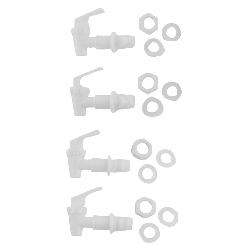 4 Pieces Replacement Cooler Faucet Water Bottle Jug, Dispenser Tap Set, Reusable Spigot Spout Water Beverage Dispenser
4 Pieces Replacement Cooler Faucet Water Bottle Jug, Dispenser Tap Set, Reusable Spigot Spout Water Beverage Dispenser
