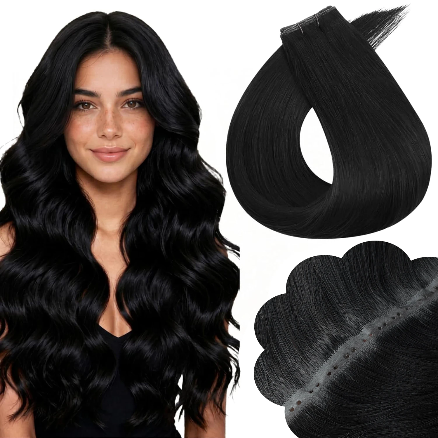 Butterfly Weft Hair Extensions Human Hair Invisible Flat PU with Hole Twin Tabs Hair Weft 12-24inch Microlink Application 40-50g
Butterfly Weft Hair Extensions Human Hair Invisible Flat PU with Hole Twin Tabs Hair Weft 12-24inch Microlink Application 40-50g