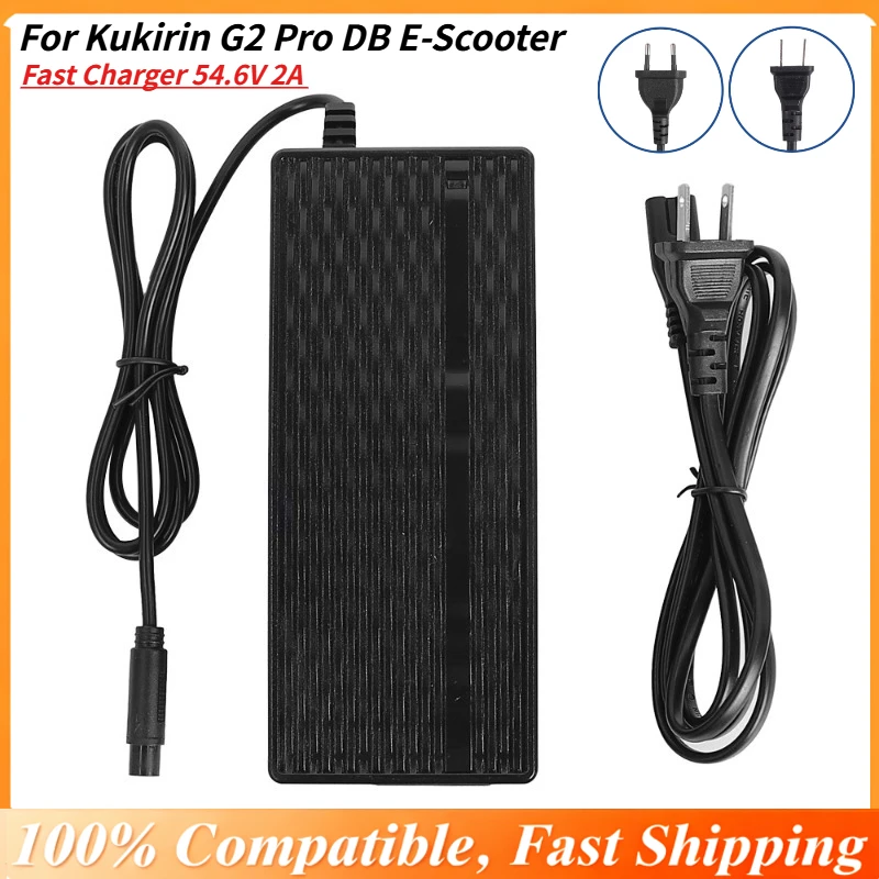 Быстрое зарядное устройство 54,6 В, 2 А для электронного скутера Kukirin G2 Pro DB, адаптер для зарядки оригинальной спецификации с 3-контактной вилкой CQ
Быстрое зарядное устройство 54,6 В, 2 А для электронного скутера Kukirin G2 Pro DB, адаптер для зарядки оригинальной спецификации с 3-контактной вилкой CQ