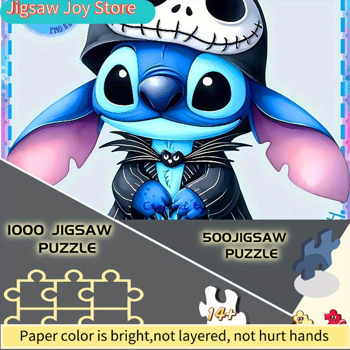 Disney/Disney Paper Puzzle, DIY Jigsaw Puzzles with Thickened White Card Material, Adult Puzzles Featuring Stitch Pumpkin Hea
Disney/Disney Paper Puzzle, DIY Jigsaw Puzzles with Thickened White Card Material, Adult Puzzles Featuring Stitch Pumpkin Hea