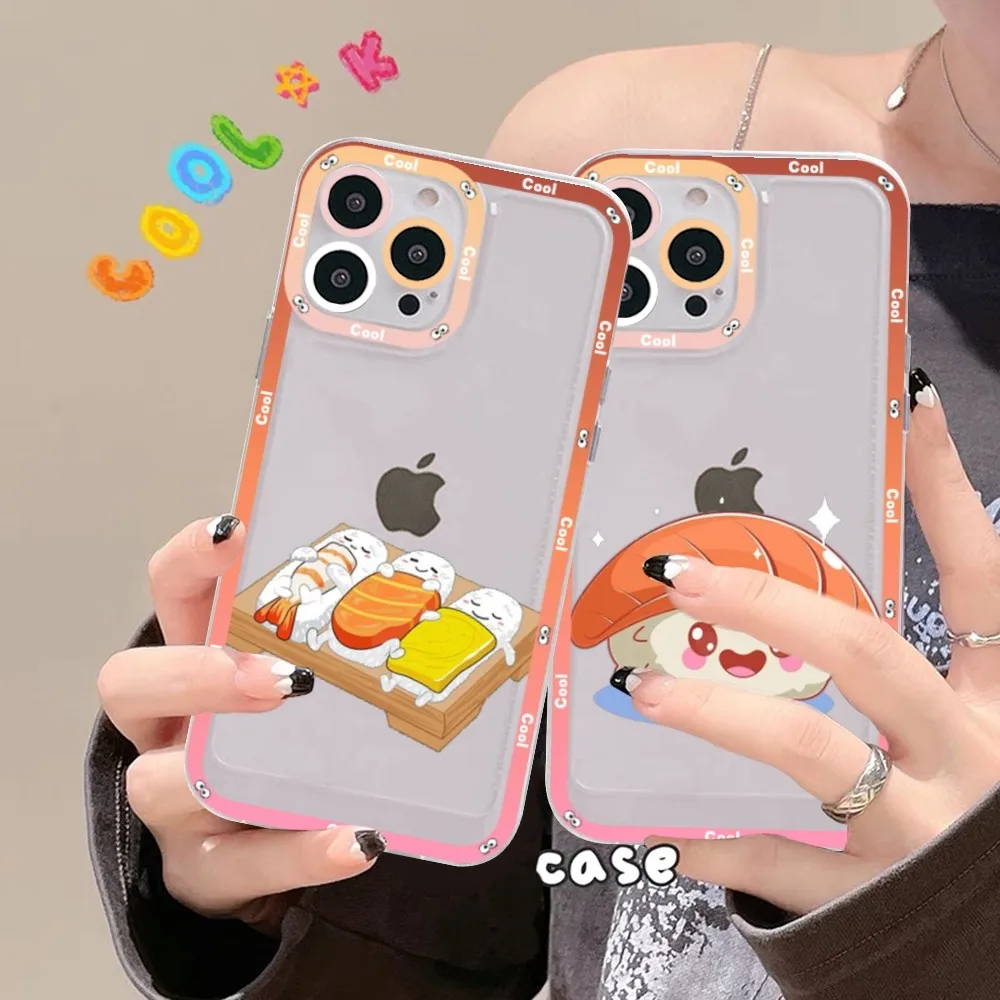 Food Sushi Phone Case For IPhone 15 13 14 Pro Max XS XR 12 11 Pro 13 Mini Soft Clear Back Cover
Food Sushi Phone Case For IPhone 15 13 14 Pro Max XS XR 12 11 Pro 13 Mini Soft Clear Back Cover