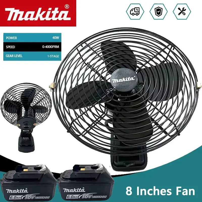 Беспроводной вентилятор Makita 8 дюймов для кемпинга, высокоскоростной, портативный, для пикника, палатки, спальни
Беспроводной вентилятор Makita 8 дюймов для кемпинга, высокоскоростной, портативный, для пикника, палатки, спальни