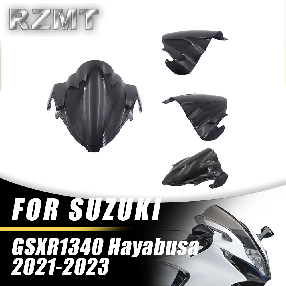 GSXR1340 Front Double Bubble Wind Deflector Windscreen For SUZUKI GSX-R1340 Hayabusa 2021-2023 Motorcycle Accessories Windshield
GSXR1340 Front Double Bubble Wind Deflector Windscreen For SUZUKI GSX-R1340 Hayabusa 2021-2023 Motorcycle Accessories Windshield