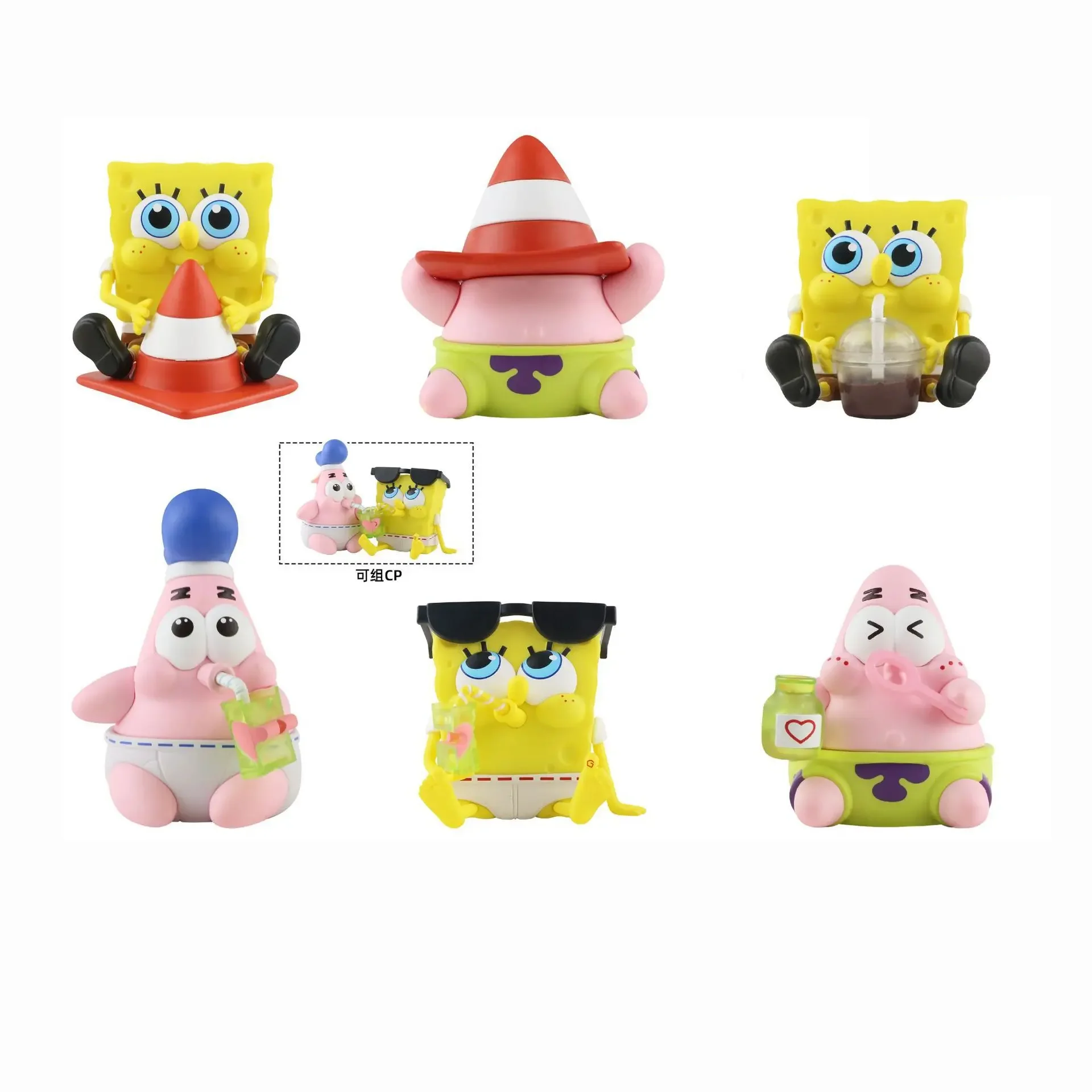 6PCS SpongeBob Cute Anime Toys Dolls Children Action Figure Kawaii Gifts for Girls Model Desktop Cake Decoration Small Ornament
6PCS SpongeBob Cute Anime Toys Dolls Children Action Figure Kawaii Gifts for Girls Model Desktop Cake Decoration Small Ornament