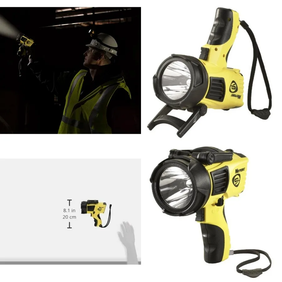 44900 WayPoint 500-Lumen 100, 000-Candela Handheld LED Spotlight for Outdoor, Marine, and Emergency Use
44900 WayPoint 500-Lumen 100, 000-Candela Handheld LED Spotlight for Outdoor, Marine, and Emergency Use