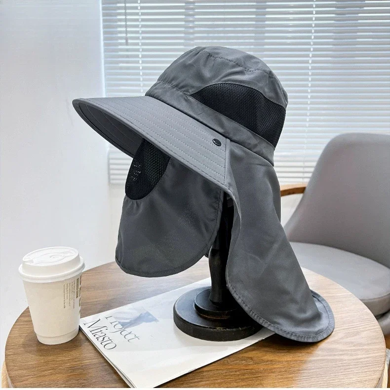 New outdoor face and neck sunblock hats for men and women summer large eave UV sun hats fishing mountaineering hats
New outdoor face and neck sunblock hats for men and women summer large eave UV sun hats fishing mountaineering hats