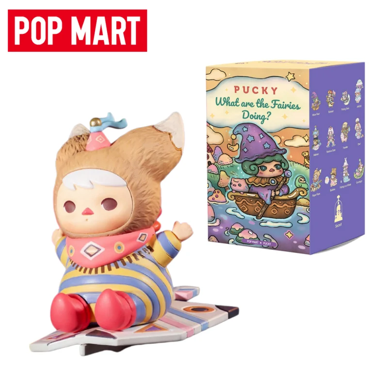 POP MART Pucky What Are The Fairies Doing Series Blind Box Anime Figure Mystery Box Collectible Doll Toy Birthday Surprise Gift
POP MART Pucky What Are The Fairies Doing Series Blind Box Anime Figure Mystery Box Collectible Doll Toy Birthday Surprise Gift