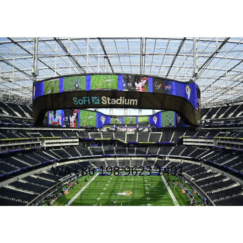 P10 SMD Full Color LED Billboard Large Video Advertising Display for Football Stadium Score Screen
P10 SMD Full Color LED Billboard Large Video Advertising Display for Football Stadium Score Screen