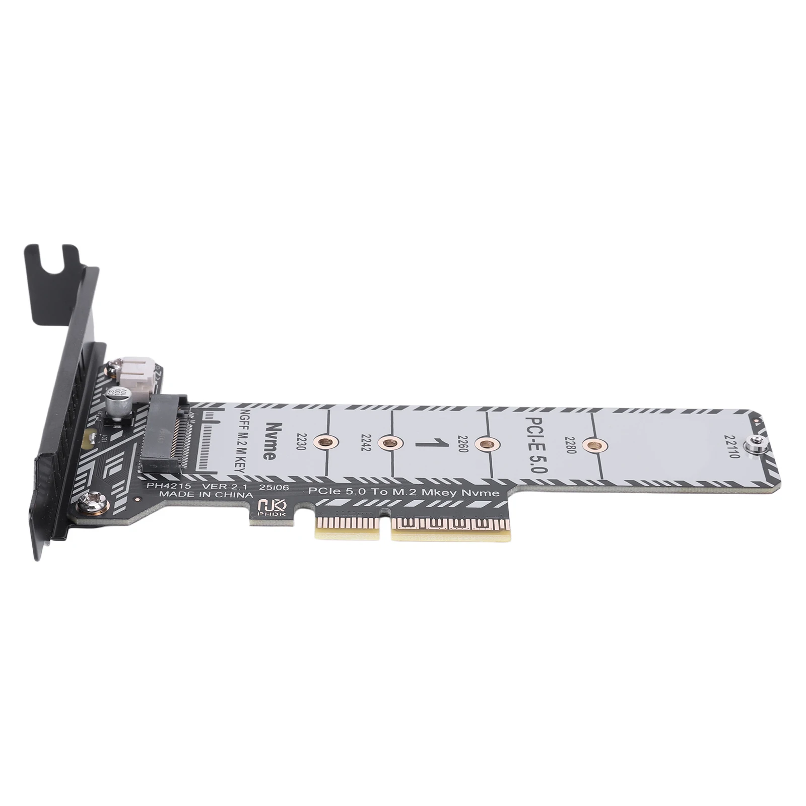 M.2 NVME SSD Adapter Full Height/Low Profile Bracket Support 2230/42/60/80/110 SSD NVMe PCIe Adapter (Not for SATA NGFF)
M.2 NVME SSD Adapter Full Height/Low Profile Bracket Support 2230/42/60/80/110 SSD NVMe PCIe Adapter (Not for SATA NGFF)