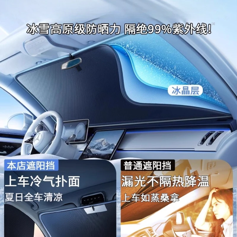 Для MG4 MG6 HS ZS 2018-2025 автомобильный передний солнцезащитный козырек, теплоизоляция и светоблокирующая завеса
Для MG4 MG6 HS ZS 2018-2025 автомобильный передний солнцезащитный козырек, теплоизоляция и светоблокирующая завеса