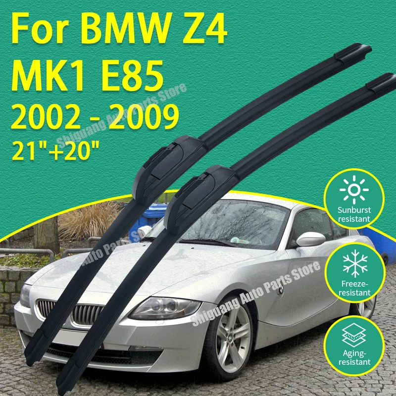 Front Silicone Coating Wipers for BMW Z4 MK1 E85 2002 - 2009 21"+20" Car Wiper Windshield Windscreen Blades Accessories
Front Silicone Coating Wipers for BMW Z4 MK1 E85 2002 - 2009 21"+20" Car Wiper Windshield Windscreen Blades Accessories
