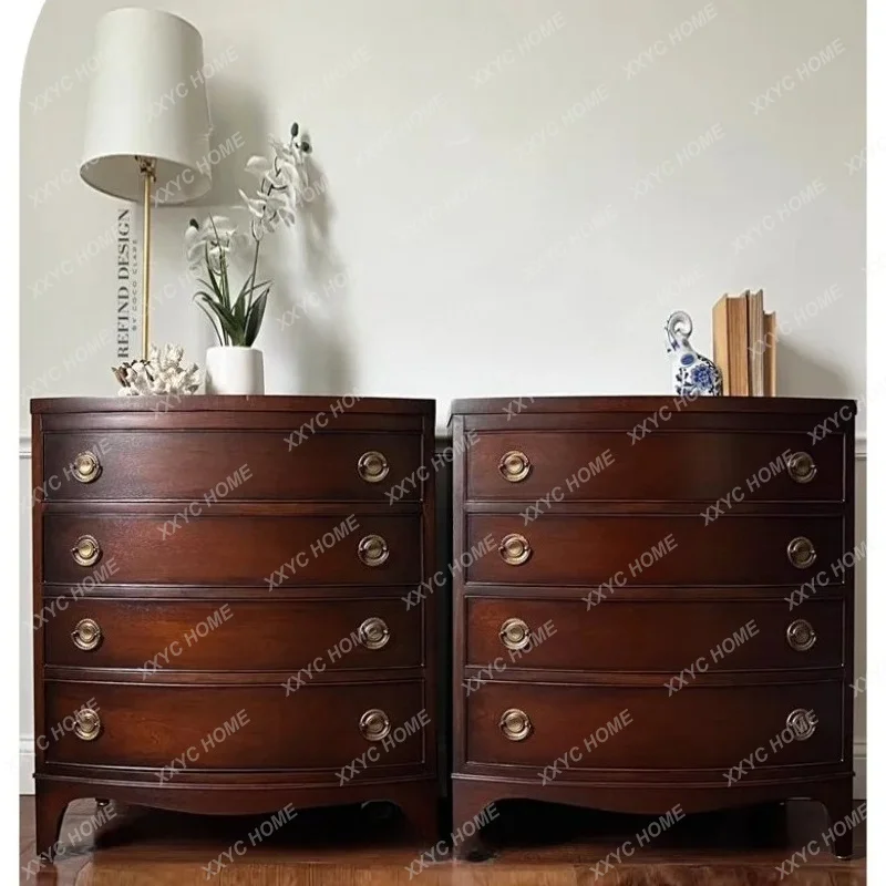 XX "Solid Wood Vintage Chest of Drawers" bedside drawer multi-drawer storage cabinet in bedroom
XX "Solid Wood Vintage Chest of Drawers" bedside drawer multi-drawer storage cabinet in bedroom