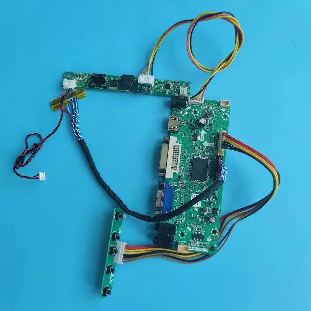 Work For 1920x1080 21.5" 30pins LM215WF4 TL M.NT68676 Controller board DVI VGA LCD LVDS WLED driver panel HDMI-compatible
Work For 1920x1080 21.5" 30pins LM215WF4 TL M.NT68676 Controller board DVI VGA LCD LVDS WLED driver panel HDMI-compatible