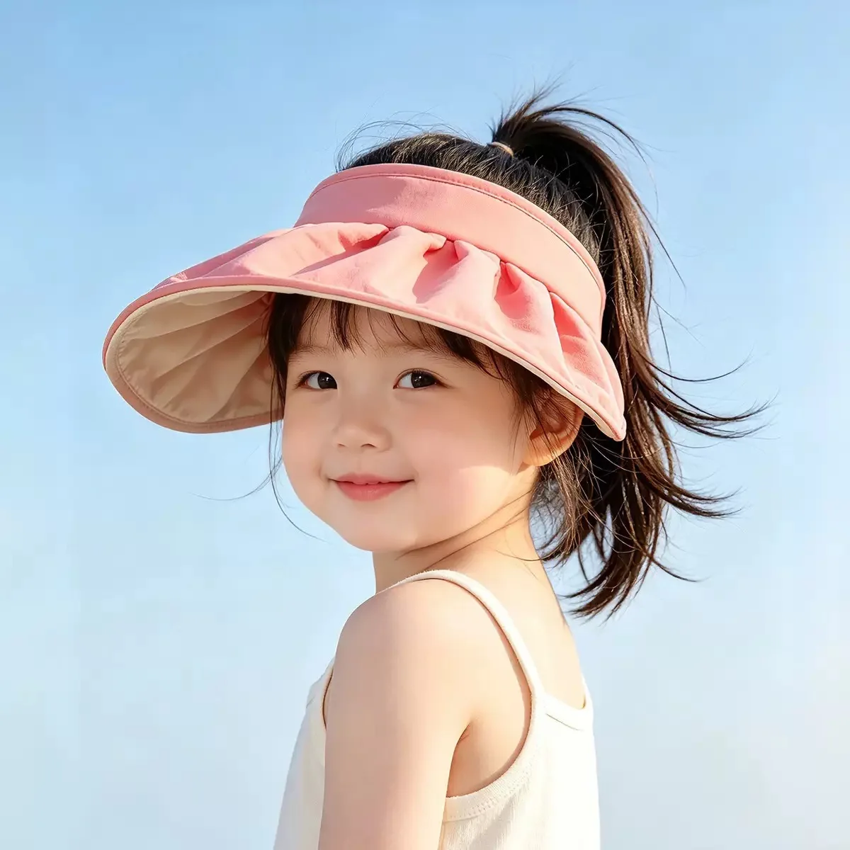 Children's Spring Summer Solid Color Wide Brim Empty Top Shell Sun Hat Baby Outdoor Travel Sunscreen Shade Hat
Children's Spring Summer Solid Color Wide Brim Empty Top Shell Sun Hat Baby Outdoor Travel Sunscreen Shade Hat