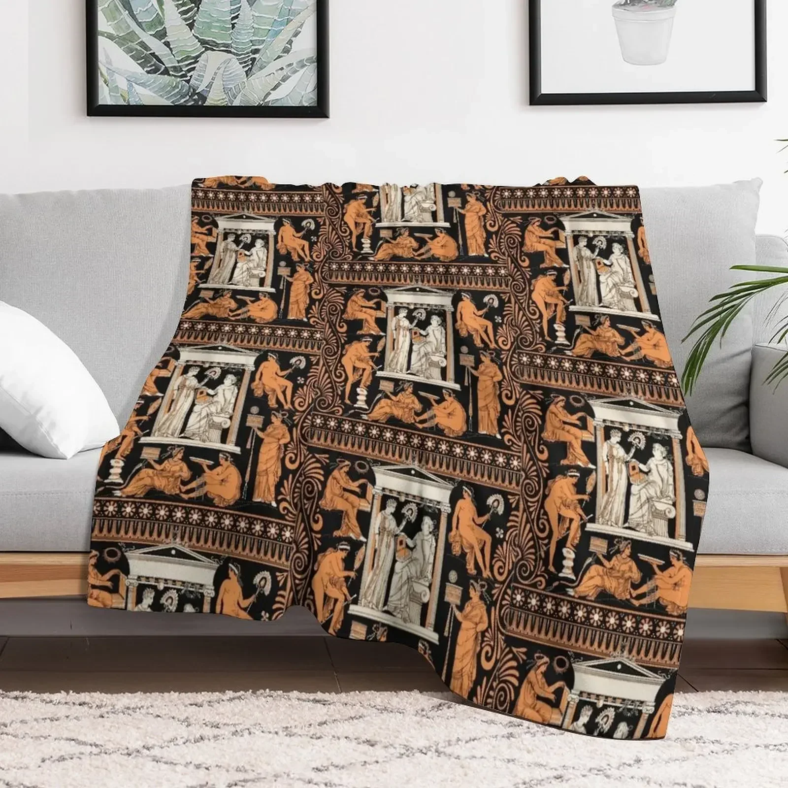 Greek vase print Throw Blanket Decorative Sofa Luxury St Blankets For Bed Heavy Blankets
Greek vase print Throw Blanket Decorative Sofa Luxury St Blankets For Bed Heavy Blankets