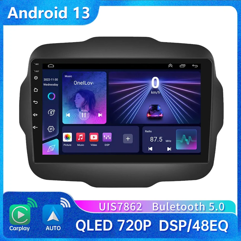 Автомобильный радиоприемник на Android 13 для Jeep Renegade 2016-2020, мультимедийный плеер, 2Din, навигация, беспроводная стереоколонка Carplay
Автомобильный радиоприемник на Android 13 для Jeep Renegade 2016-2020, мультимедийный плеер, 2Din, навигация, беспроводная стереоколонка Carplay