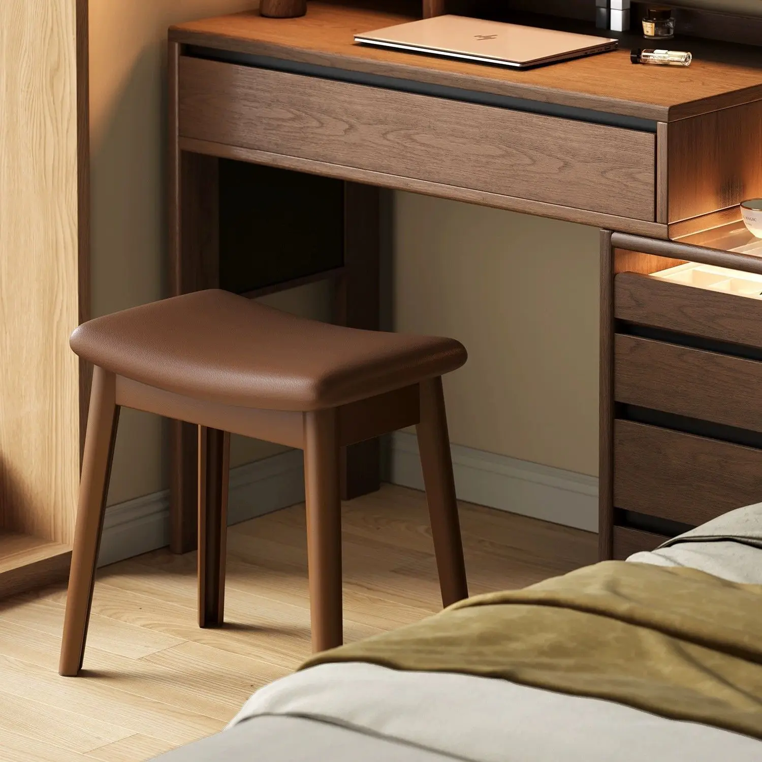 Saddle stool household stool makeup girls bedroom dresser chair plastic thickened soft bag square bench low
Saddle stool household stool makeup girls bedroom dresser chair plastic thickened soft bag square bench low