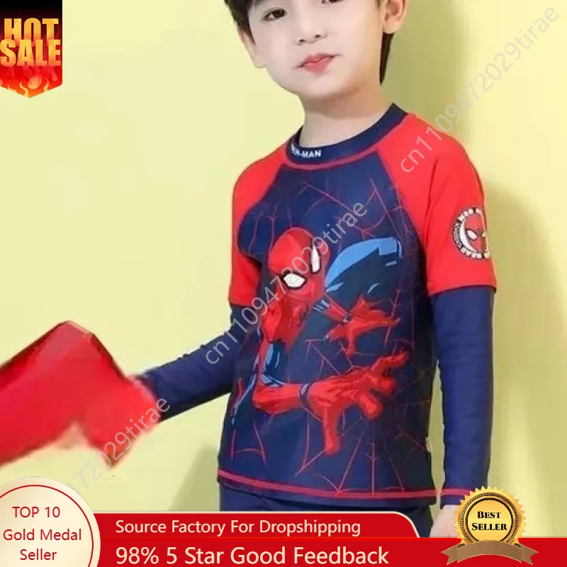 Marvel Spider-Man Swimsuit Set Two-piece Swimsuit Sun Protection Quick-drying Swimsuit Set Cosplay
Marvel Spider-Man Swimsuit Set Two-piece Swimsuit Sun Protection Quick-drying Swimsuit Set Cosplay