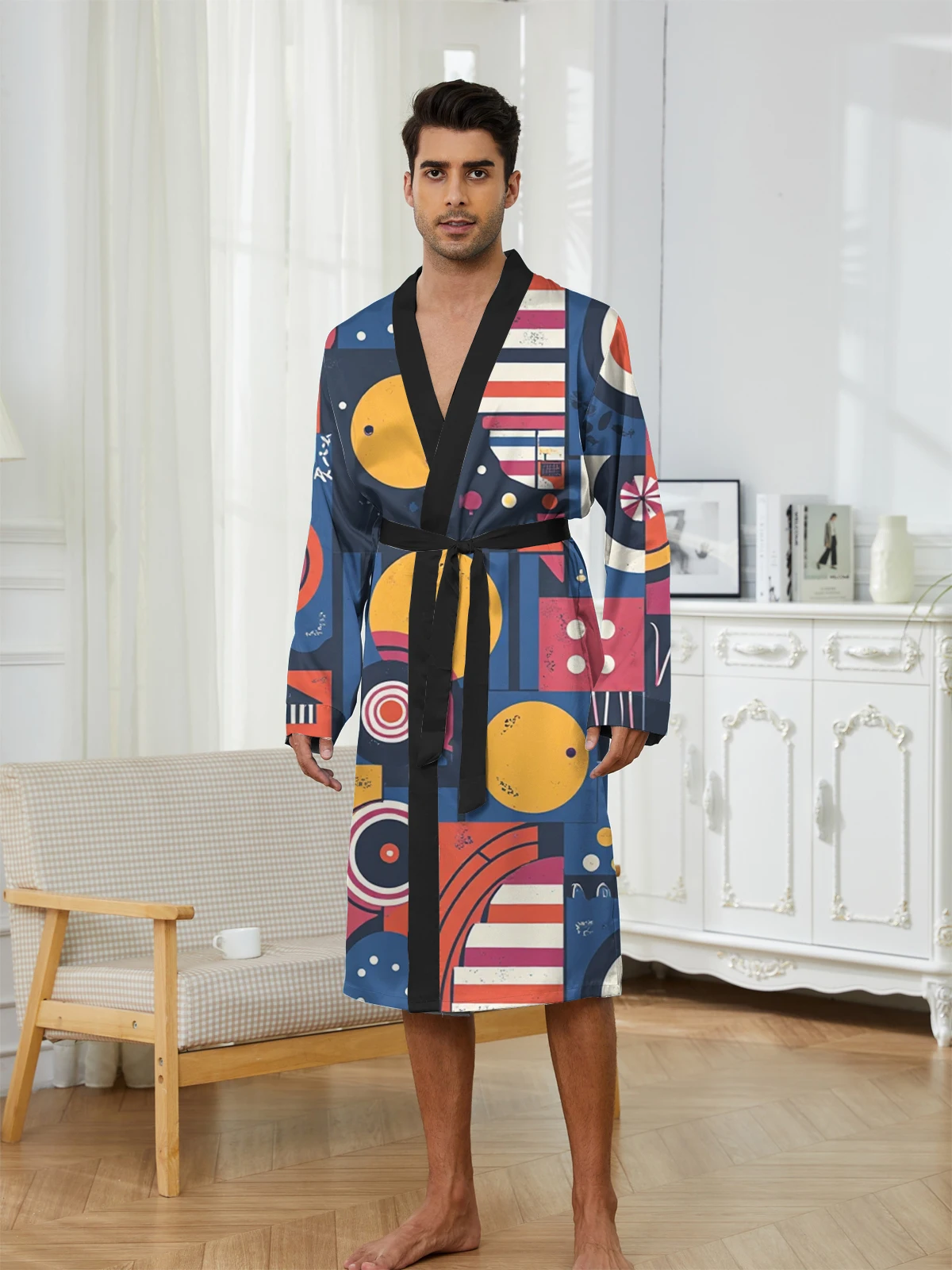 1pcs Men's Robes 2026 Spring/Summer bath robe Sleepwear Breathable 3D Printed Bathrobe Shower robe dressing gown Graphic
1pcs Men's Robes 2026 Spring/Summer bath robe Sleepwear Breathable 3D Printed Bathrobe Shower robe dressing gown Graphic