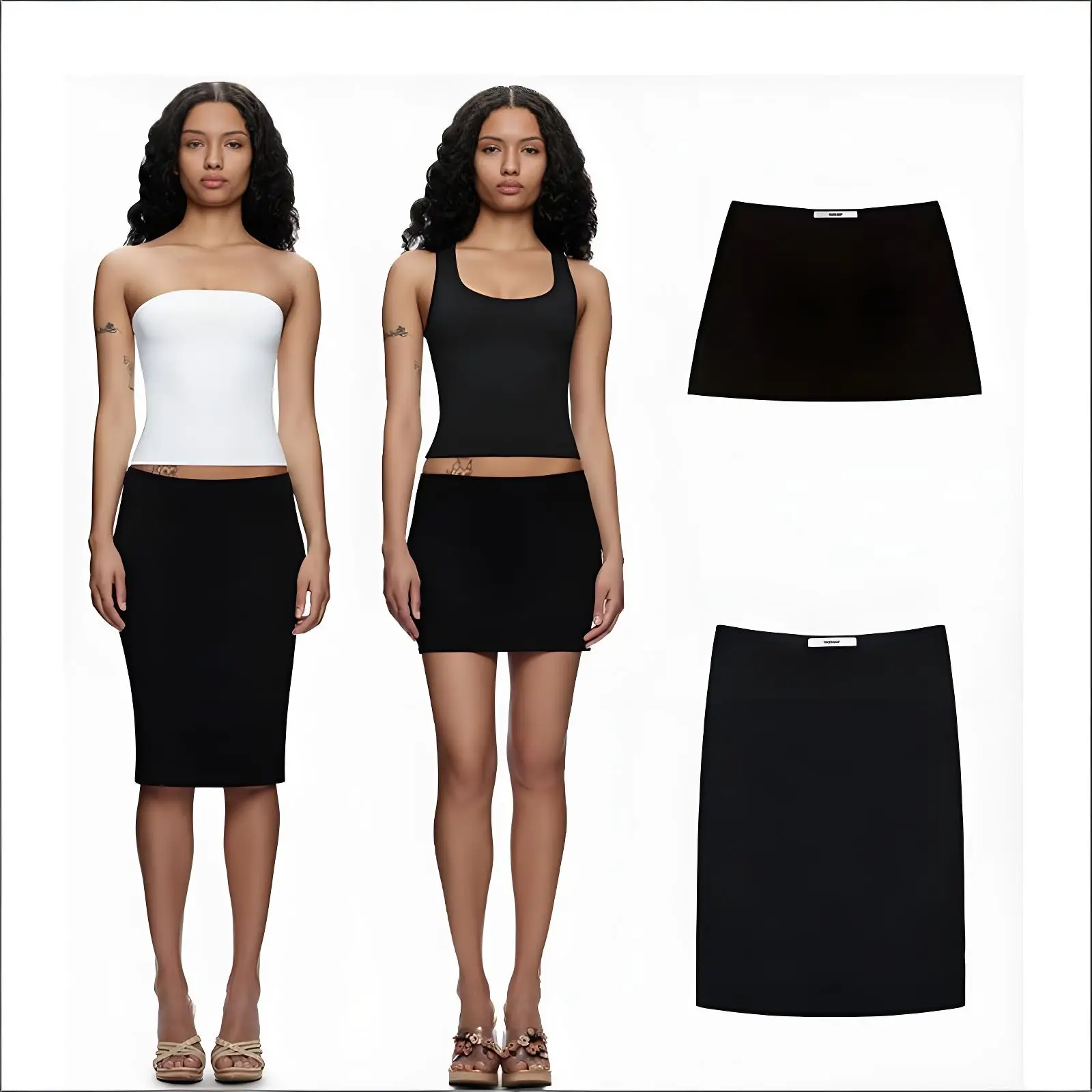 Tank Usd Dollar Print Skirt, Black Low-Waist Elastic Slim-Fit Bodycon Short Skirt with Safety Shorts Inside
Tank Usd Dollar Print Skirt, Black Low-Waist Elastic Slim-Fit Bodycon Short Skirt with Safety Shorts Inside