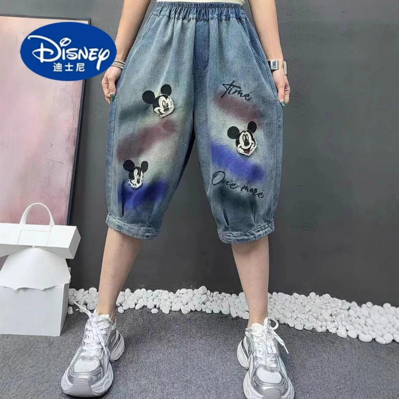 Disney 2025 Summer Women's Retro Patchwork Denim Shorts - Distressed Embroidery & High-Waisted Oversized Fit
Disney 2025 Summer Women's Retro Patchwork Denim Shorts - Distressed Embroidery & High-Waisted Oversized Fit