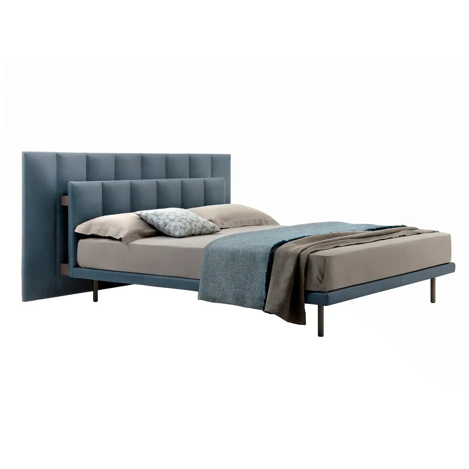 Для роскошной мебели для спальни, современная кожаная итальянская кровать с мягкой обивкой и удлиненным изголовьем, белая кожаная кровать размера King Size
Для роскошной мебели для спальни, современная кожаная итальянская кровать с мягкой обивкой и удлиненным изголовьем, белая кожаная кровать размера King Size