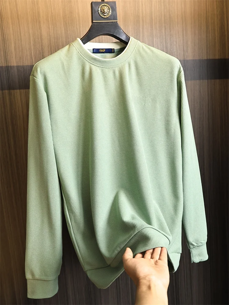 H-Home Pure Original Price Men's Knitted Long Sleeve round Neck Sweatshirt Jacket Autumn Fashion Urban Style Breathable Casual
H-Home Pure Original Price Men's Knitted Long Sleeve round Neck Sweatshirt Jacket Autumn Fashion Urban Style Breathable Casual
