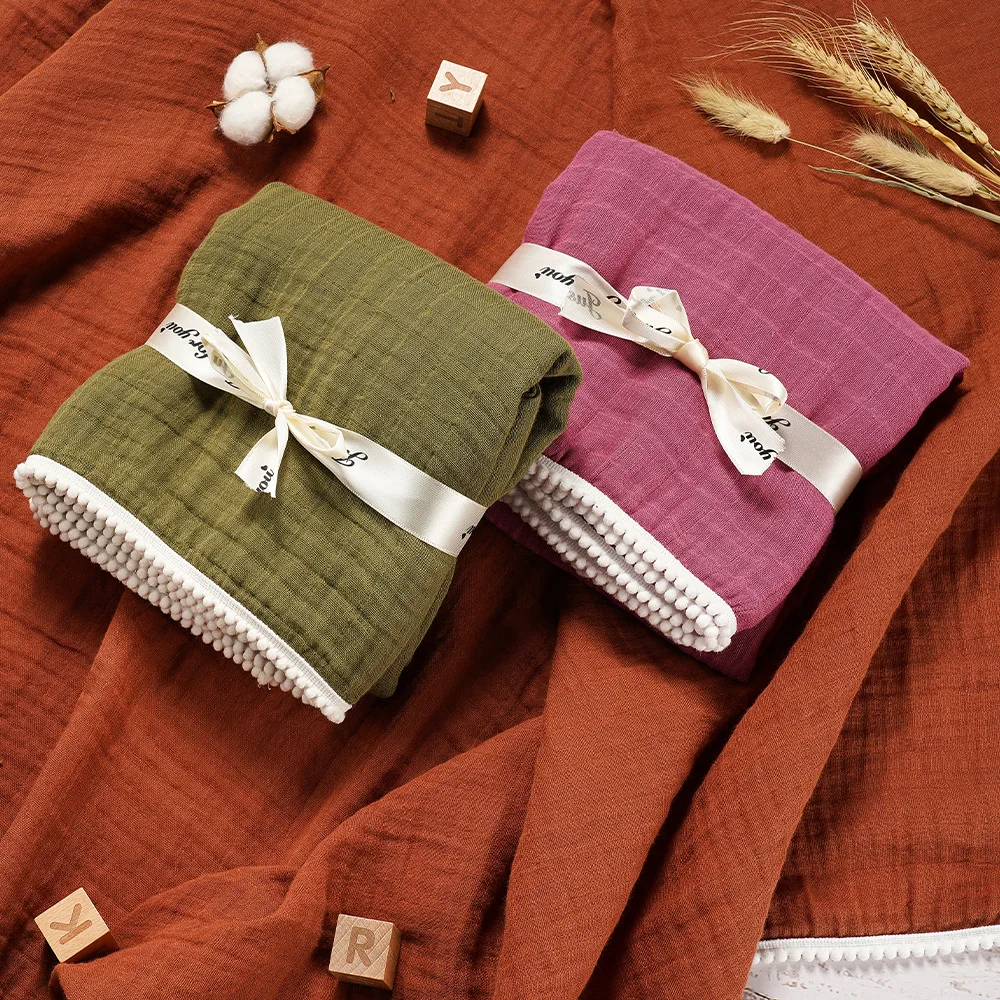 Newborn Solid Solor Wrapping Towel Baby Quilt Cotton Wool Ball Gauze Solid Color Swaddle Bath Towel Blanket
Newborn Solid Solor Wrapping Towel Baby Quilt Cotton Wool Ball Gauze Solid Color Swaddle Bath Towel Blanket